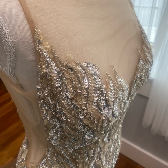 Jovani Size 4 beaded pageant gown - Picture 6 of 13